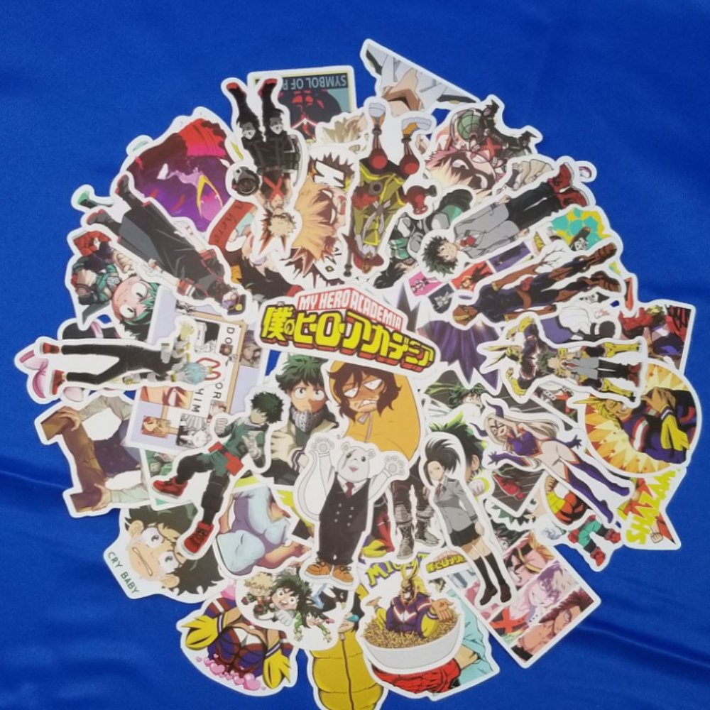 50 My Hero Academia PVC Stickers